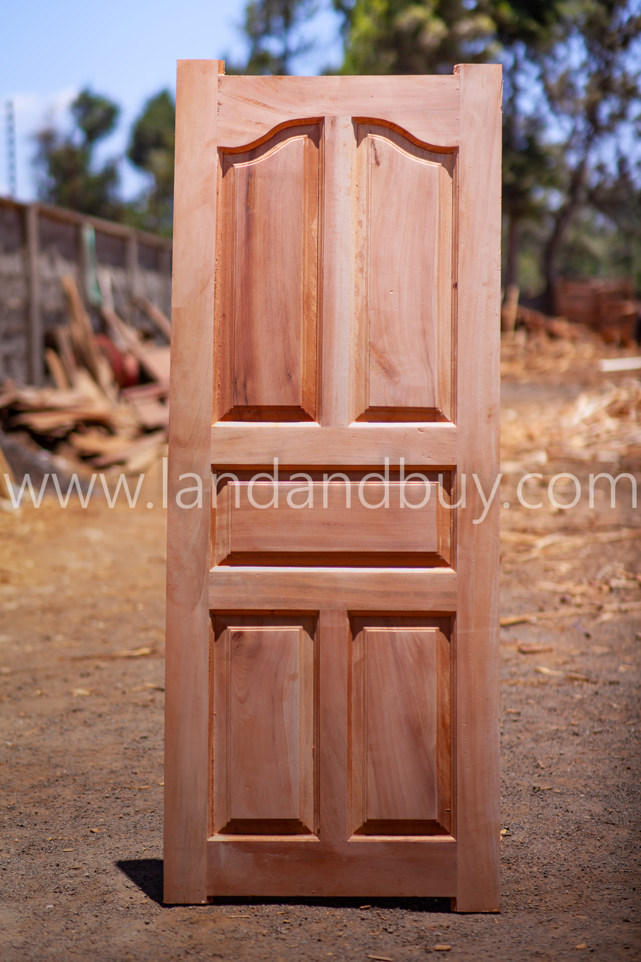 LNB Panel Solid Mahogany Door