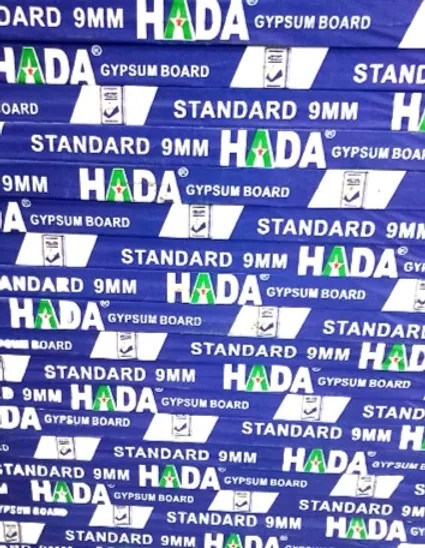 Gypsum Hada Board Local 4ftx8ftx9mm