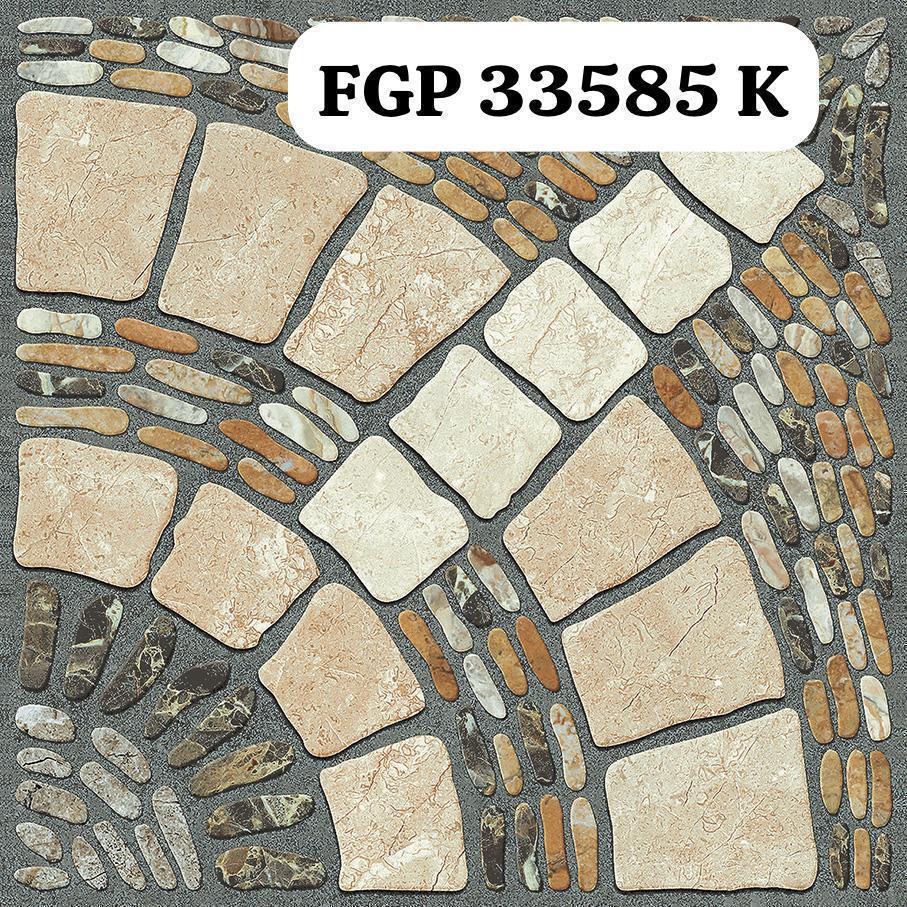 TWYFORD FGP 33585 K Rough Tiles (30x30)cm 15pcs Per Carton 1.75sqmre floor Coverage