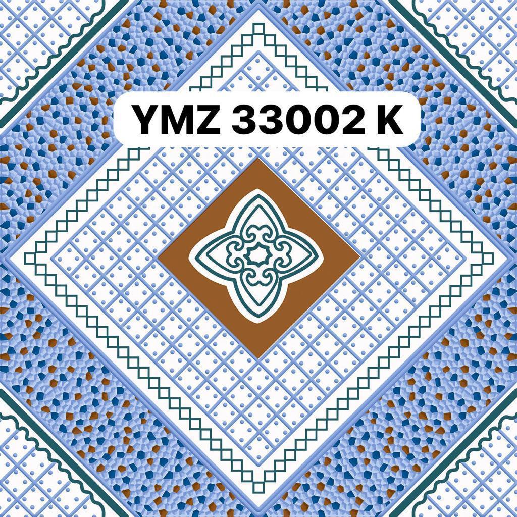 TWYFORD YMZ 33002 K Glossy Tiles (30x30)cm 15pcs Per Carton 1.75sqmre floor Coverage