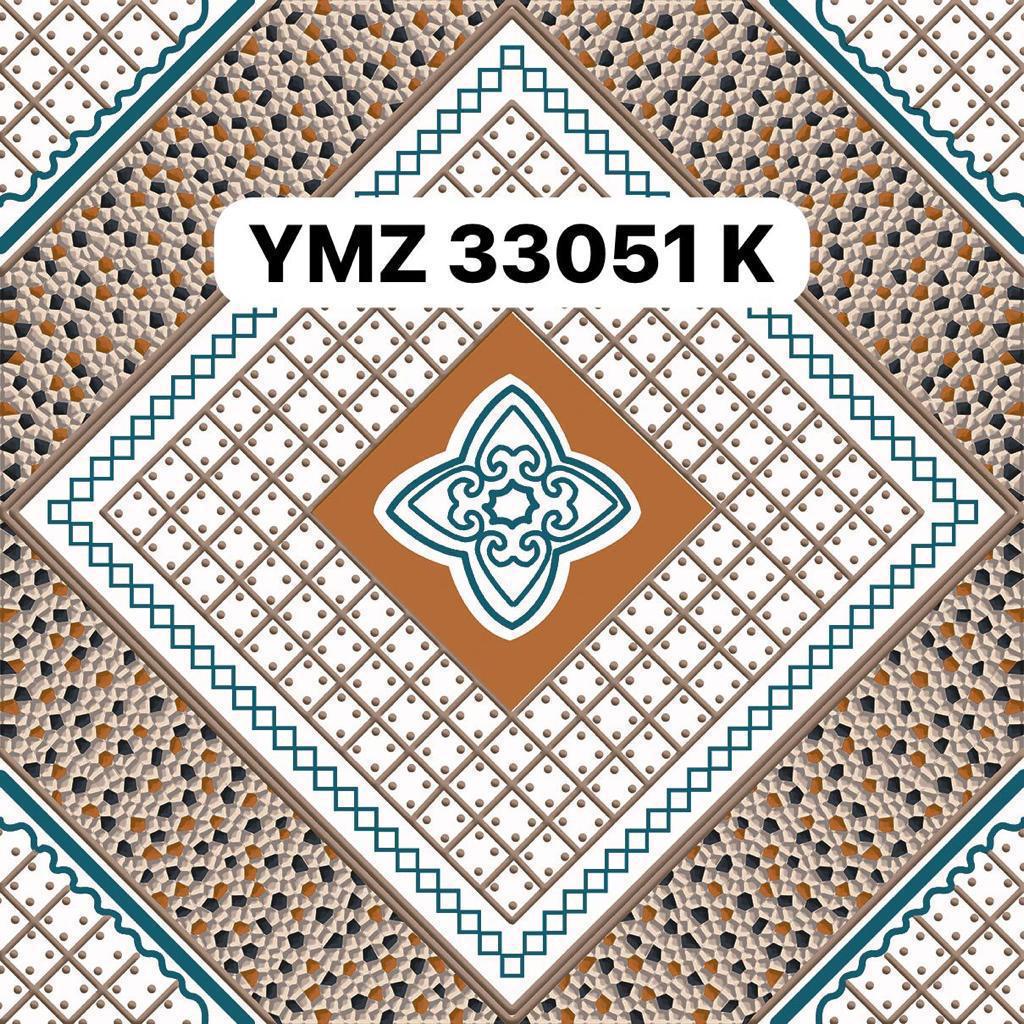 TWYFORD YMZ 33051 K Glossy Tiles (30x30)cm 15pcs Per Carton 1.75sqmre floor Coverage