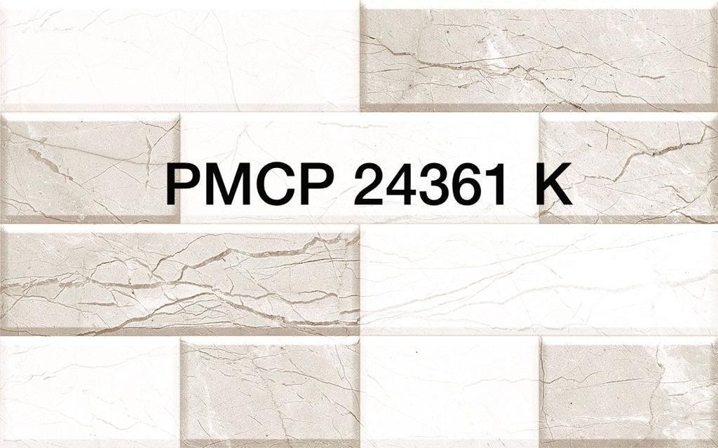 TWYFORD PMCP24361 K Wall Glossy Tiles (25x40)cm 15 Pcs Per Carton 1.5sqmre Floor Coverage